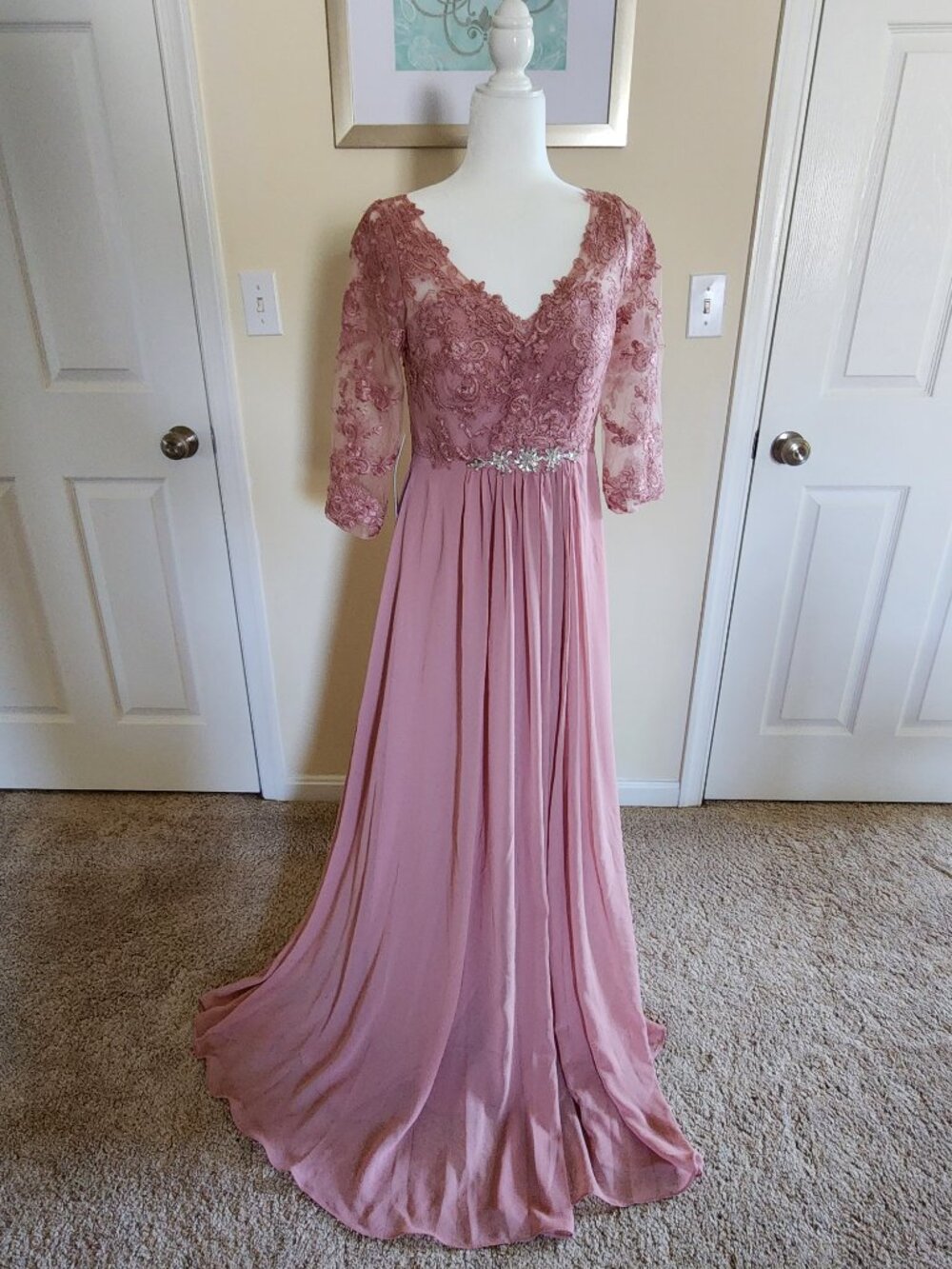 NWT Dress STYLE Azazie Hayek MBD COLOR Dusty Rose